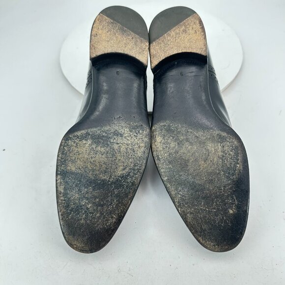 Berluti Alessandro Men Size UK 9 US 10 Black Leather Brogue Cap Toe Oxford Shoes - Picture 8 of 12